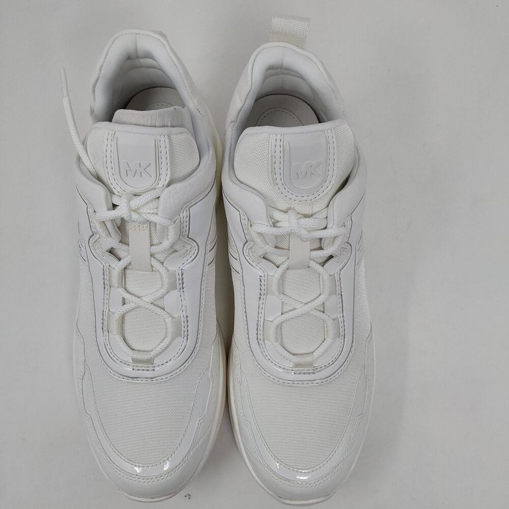 Michael Kors Olympia Trainer Optic White Chunky Sneakers Womens 10 49F4OLFS1D - Picture 3 of 16